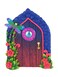 GlitZGlam Miniature Dragonfly Fairy Door for The Enchanted Garden Fairies and Gnomes. A Fairy and Gnome Garden Accessory