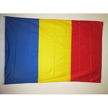 Romania Flag 3' x 5' External Use - Romanian flags 90 x 90 cm - Banner 3x5 ft Knitted Polyester - AZ FLAG