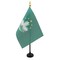 Macau Table Flag 4&#39;&#39; x 6&#39;&#39; - Macanese Desk Flag 15 x 10 cm - golden spear top - AZ FLAG