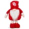 Hanna's Handiworks Oklahoma Sooners Crimson and Cream 35 inch Fabric Stretch Leg Gnome Figurine