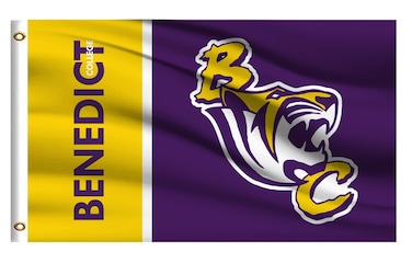 College Flag Outdoor Compatible for Benedict College Tigers,Outside 3x5 Banner, Double Sided