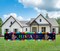 Latino Hispanic Month Celebrating Outdoor Banner Flag with Brass Grommets,Hispanic/Heritage Countries Flag Pattern Large Sign House Banner Yard Lawn Outdoor Decor 98X18&#39;&#39;