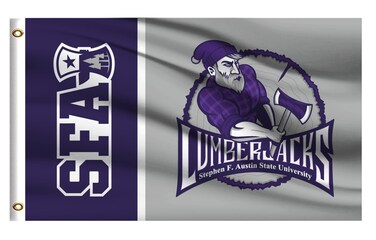 SFA Lumberjacks College Flag Outdoor,Outside 3x5 Banner, Double Sided