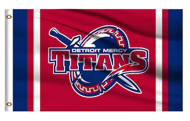 Detroit Mercy Titans Flag Outdoor,UDM Outside 3x5 Banner, Double Sided