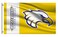 Spalding Golden Eagles College Flag Outdoor,Outside 3x5 Banner, Double Sided