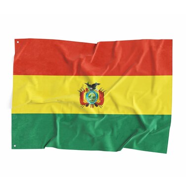 Bolivia National Flag Polyester Fiber 3x5 Feet Flag, Bright Colors And Anti-ultraviolet Fade Flag Indoor Outdoor Banner