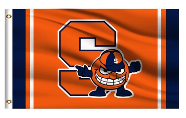 College Flag Outdoor Compatible for Syracuse Orange,Outside 3x5 Banner, Double Sided