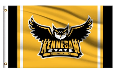 Kennesaw State Owls Flag Outdoor,Outside 3x5 Banner, Double Sided