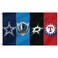 TisTm Dallas Four Team Flag 3x5 feet Basketball Team Flags Holiday Party Sports Yard Indoor Outdoor Decoration Fans Gift