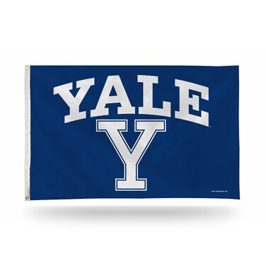 Rico Industries NCAA Yale Bulldogs Arched 3' x 5' Banner Flag Single Sided - Indoor or Outdoor - Home D&eacute;cor