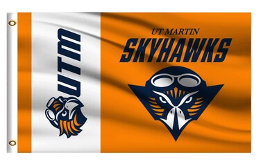 Tennessee Martin Skyhawks UT UTM Skyhawks College Flag Outdoor,Outside 3x5 Banner, Double Sided