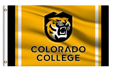 Colorado College Tigers Flag Outdoor,Outside 3x5 Banner, Double Sided
