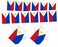 LUSEOAN 2 Packs Filipino Philippines Mini Flag Banner String Small Miniature Hanging Flags Decorations,60 Feet 40 Flags