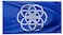 XIFAN Premium Flag for International Flag of Planet Earth 3x5 Ft New Earth Flag Blue Global Citizen Banner for Indoor Outdoor Decoration