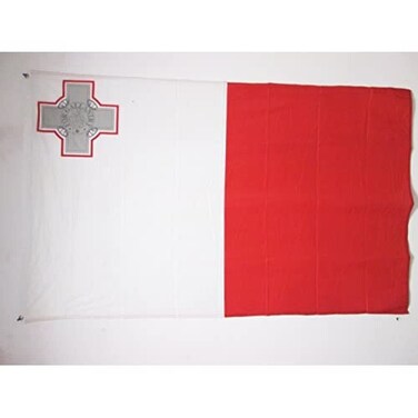 Malta Flag 3' x 5' External Use - Maltese flags 90 x 90 cm - Banner 3x5 ft Knitted Polyester - AZ FLAG