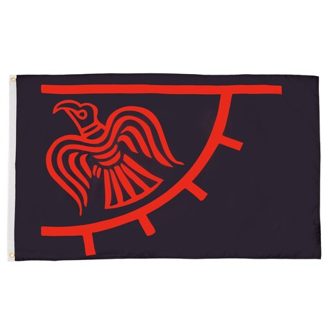 AZ FLAG - Odin Craven Flag - 3x5 Ft - 100D Polyester Woden - Norse Mythology Banner with Two Metal Grommets - Fade Resistant - Vivid Colors - 3&#39; x 5&#39; Feet - 150x90 Cm