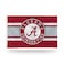 Rico Industries NCAA Alabama Crimson Tide Round Logo Striped 3' x 5' Banner Flag Single Sided - Indoor or Outdoor - Home D&eacute;cor