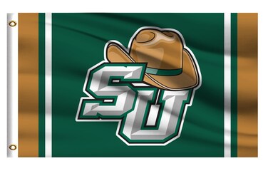 College Flag Outdoor Compatible for Stetson Hatters,Outside 3x5 Banner, Double Sided