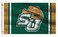 College Flag Outdoor Compatible for Stetson Hatters,Outside 3x5 Banner, Double Sided