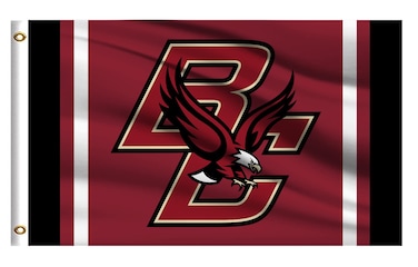 College Flag Outdoor Compatible for Boston College Eagles,BC Outside 3x5 Banner, Double Sided