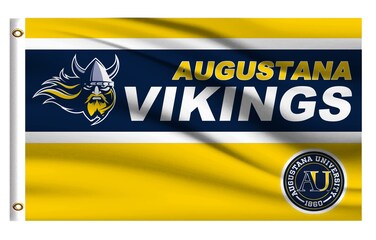 Augustana Vikings Flag Outdoor,University Outside 3x5 Banner, Double Sided