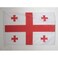 Georgia Flag 3' x 5' External Use - Georgian flags 90 x 150 cm - Banner 3x5 ft Knitted Polyester with rings - AZ FLAG