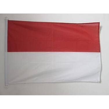 Indonesia Flag 2' x 3' for outdoor - Indonesian flags 90 x 60 cm - Banner 2x3 ft Knitted Polyester with rings - AZ FLAG