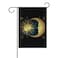 ZZAEO Boho Chic Golden Sun Moon Stars Small Garden Flag Vertical Polyester Double-Sided Printed Home Outdoor Yard Holiday Decor-12 x 18 inch