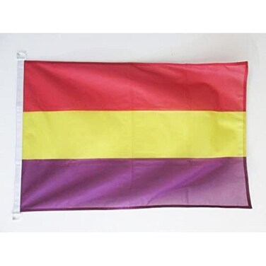 AZ FLAG Second Spanish Republic Flag 2' x 3' for Outdoor - Spain Republican Flags 90 x 60 cm - Banner 2x3 ft Knitted Polyester with Rings