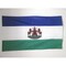 AZ FLAG Royal Standard of Lesotho Flag 3&#39; x 5&#39; for a Pole - Laotian Kingdom Flags 90 x 150 cm - Banner 3x5 ft with Hole