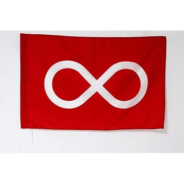 Metis people of Manitoba and Northwest Territories Flag 3' x 5' for a pole - metis flags 90 x 150 cm - Banner 3x5 ft with hole - AZ FLAG