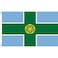 AZ FLAG - Derbyshire County Flag - 3x5 Ft - 100D Polyester County of Derbys. - England Banner with Two Metal Grommets - Fade Resistant - Vivid Colors - 3' x 5' Feet - 150x90 Cm