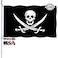 Jack Rackham Pirate Flag for Outside 3x5 Jolly Roger Flag with Cross Knife Flags Outdoor Double Sided Embroidered Heavy Duty 340D Thick Polyester Material with 2 Metal Grommets 4 Rows of Stitching