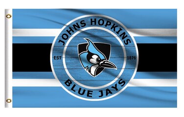 JHU Blue Jays Flag Outdoor,Johns Hopkins University Outside 3x5 Banner, Double Sided