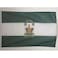 Andalusia NAUTICAL Flag 18'' x 12'' - Spanish region of Andaluc&iacute;a flags 30 x 45 cm - Banner 12x18 in for boat - AZ FLAG