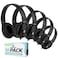 Classroom Headphones-Bulk 10-Pack, Student On Ear Comfy Swivel Earphones for Library, School, Airplane, Kids-for Online Learning and Travel, HQ Stereo Sound 3.5mm Jack (Black)