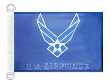 United States Air Force NAUTICAL Flag 18'' x 12'' - US Air Force - USAF flags 30 x 45 cm - Banner 12x18 in for boat - AZ FLAG