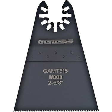Genesis GAMT515 Universal Quick-Fit 2 5/8" Oscillating Multi-Tool Quick-Release Wide Flush Cut Blade