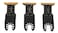 WEN MTB345 3-Piece Oscillating Multi-Tool Bi-Metal Titanium-Coated 45mm Blade Set for Metal and Wood