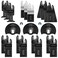 HYSHIER 22 Pcs Universal Oscillating Saw Blades, Metal Wood Plastic, Quick Release, Fits Black&amp;Decker, Dewalt, Milwaukee &amp; More