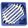 Genius Tools 7 Piece Metric Open End Wrench Set OW-707M