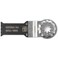 Fein StarLock E-Cut Universal BiMetal Oscillating Saw Blade - Narrow Waisted Shape 1-1/8" Width for Aluminum Profile, Wood, Drywall and Plastics - Fits Most Multitools - 63502222260