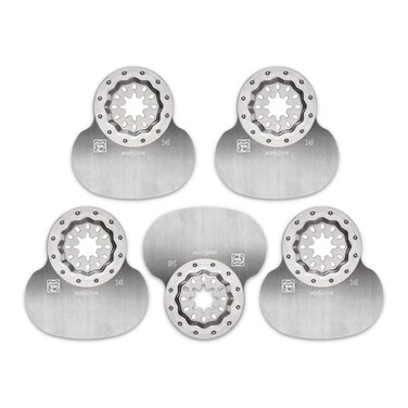 Fein StarLock Cutter Oscillating Blade - Mushroom-Shaped for Cutting Silicone and Soft Glazing Compounds - Fits Most Multitools - 5-Pack - 63903245230