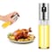 Emoly Olive Oil Sprayer, Transparent Food-grade Glass Oil Spray，Portable Spray Bottle Vinegar Bottle Oil Dispenser for BBQ/Cooking/BBQ/Salad/Baking/Roasting Kitchen Stainless Steel