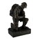Zeckos Silent Salute - Kneeling Military Soldier with Rifle In Ground Memorial Resin Statue - for Indoor or Outdoor Display - 8.5 Inches Tall - Antique Bronze Finish