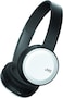 JVC Wireless Lightweight Flat Foldable On Ear Bluetooth Wireless Headband with Mic, White (HAS190BTW)