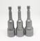 Pack of 3 2.5" Magnetic Nut Driver Setter Rapid Load Hex Shank 7/16" 1/2" 9/16 for