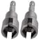 CustomyLife 2pcs Power Wing Nut Driver, Steel Wing Nut Drill Bit Socket Wrench Tool Set, 1/4" Hex Shank for Panel Nuts, Screws Eye, C Hook Bolt, Q-Hanger