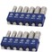 LDEXIN 12 Pcs Power Nut Driver Drill Bit Set, 5/32" Hex Socket Adapter Bolt Drivers Repairing Tool Kit M2.5-M5 for Quicker Change Chuck, Electric Screwdriver, Hand Drill
