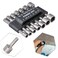 HOHXEN 1/4" 3/16 9/32 inch Hex Power Nut Driver Drill Bit Set Socket Bit Adapter Metric Socket Strong Sleeve for Wrench Screw -14pcs
